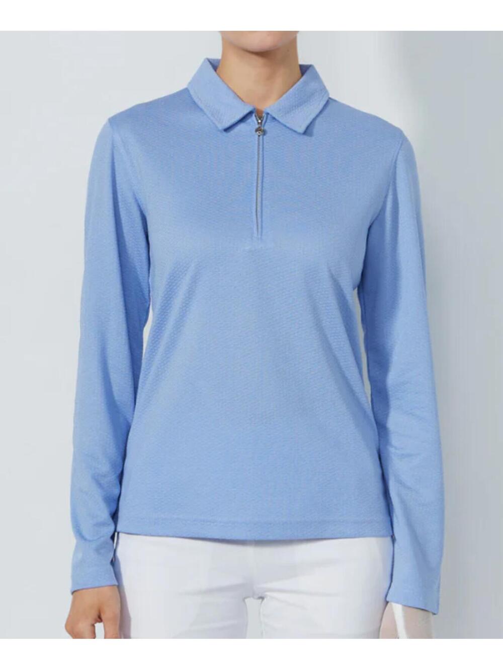 DAILY SPORTS SWEDEN blue long sleeve quarterzip sz S